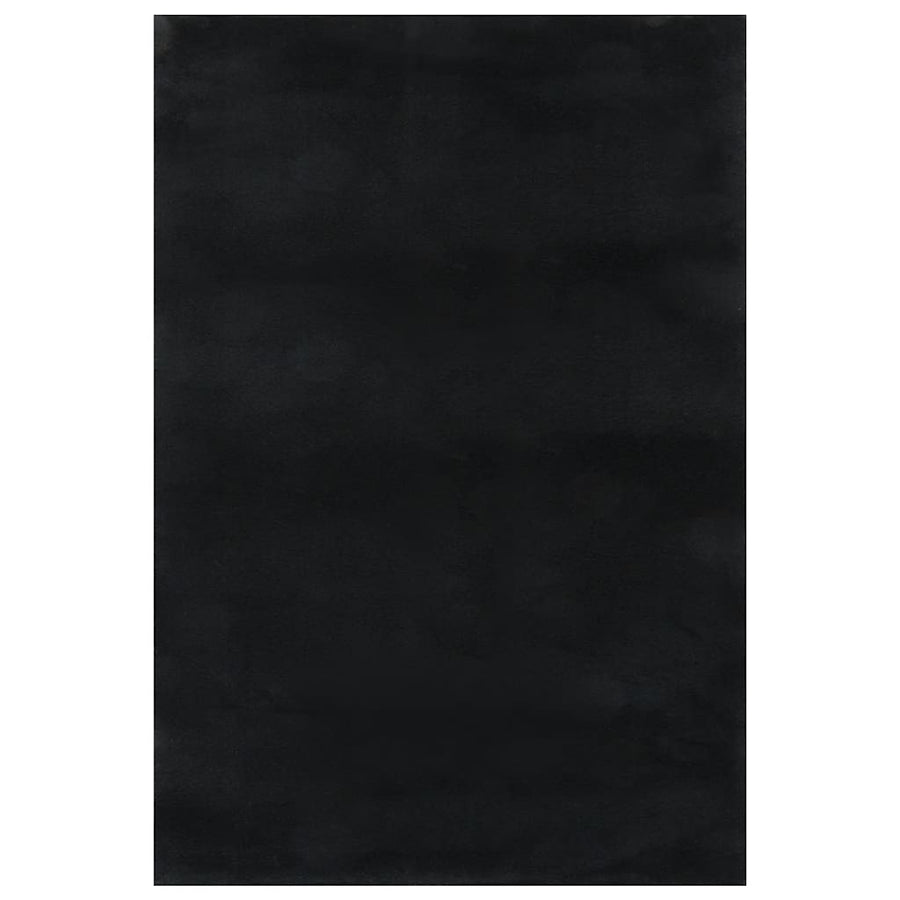 Vloerkleed shaggy zwart 240x305 cm polyester