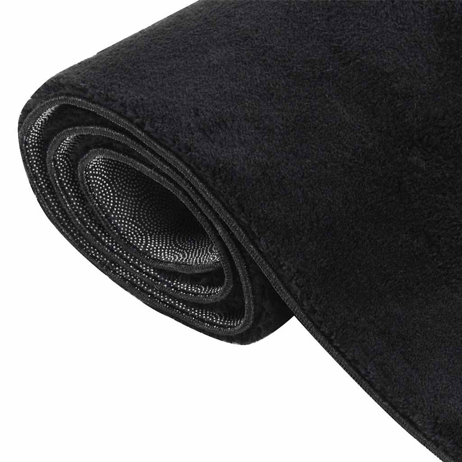 Vloerkleed shaggy zwart 240x305 cm polyester