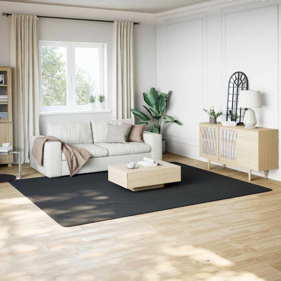 Vloerkleed shaggy zwart 240x305 cm polyester