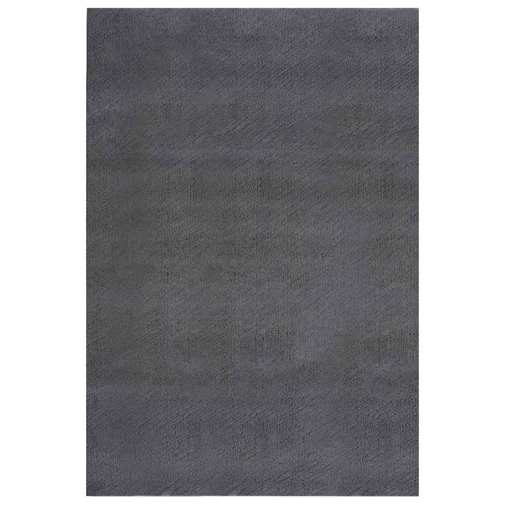 Vloerkleed shaggy antracietkleurig 240x340 cm polyester