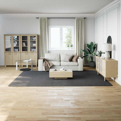 Vloerkleed shaggy antracietkleurig 240x340 cm polyester