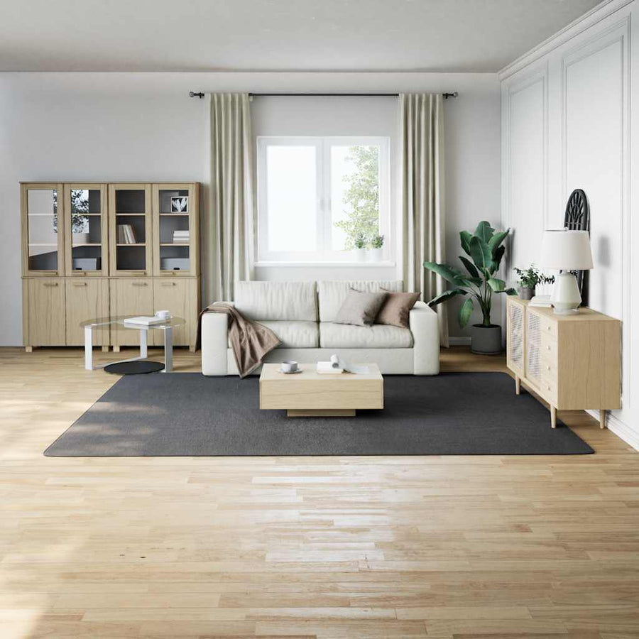 Vloerkleed shaggy antracietkleurig 240x340 cm polyester