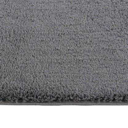 Vloerkleed shaggy antracietkleurig 240x340 cm polyester