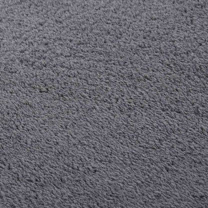 Vloerkleed shaggy antracietkleurig 240x340 cm polyester