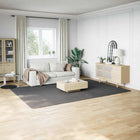Vloerkleed shaggy 240x340 cm antraciet polyester