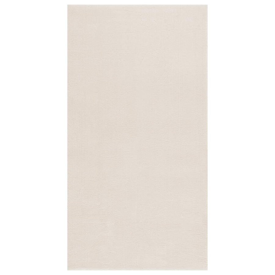Vloerkleed shaggy crèmewit 120x183 cm polyester