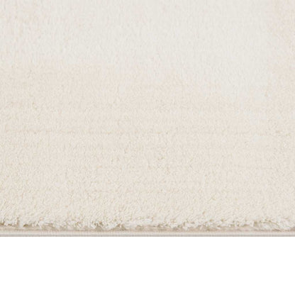 Vloerkleed shaggy crèmewit 240x340 cm polyester