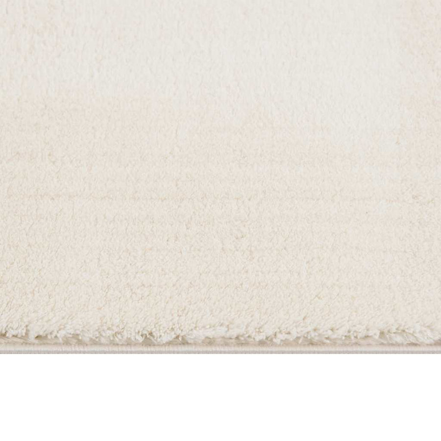 Vloerkleed shaggy crèmewit 240x340 cm polyester