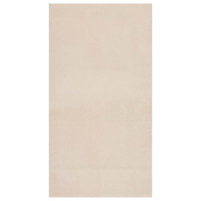 Vloerkleed shaggy beige 120x183 cm polyester