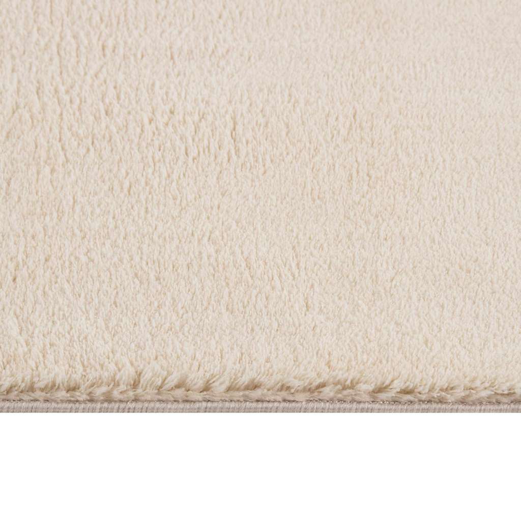 Vloerkleed shaggy beige 120x183 cm polyester