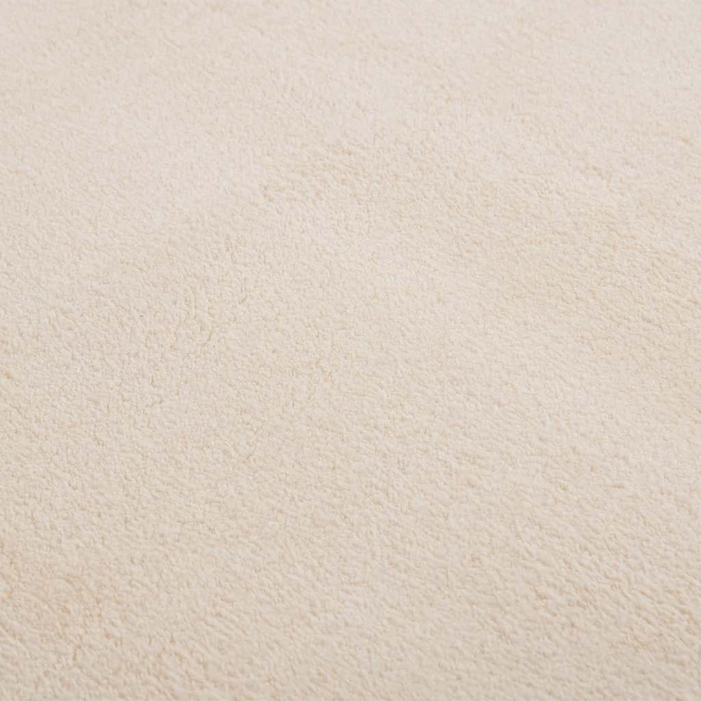 Vloerkleed shaggy beige 120x183 cm polyester