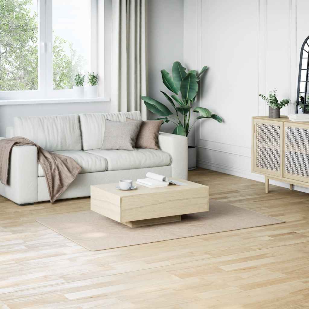 Vloerkleed shaggy beige 120x183 cm polyester