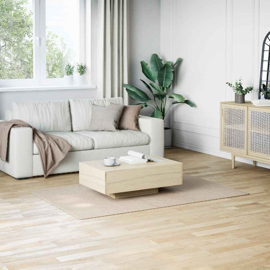 Vloerkleed shaggy beige 120x183 cm polyester