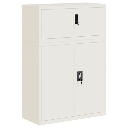 Archiefkast Staal 90 x 40 x 130 cm Wit