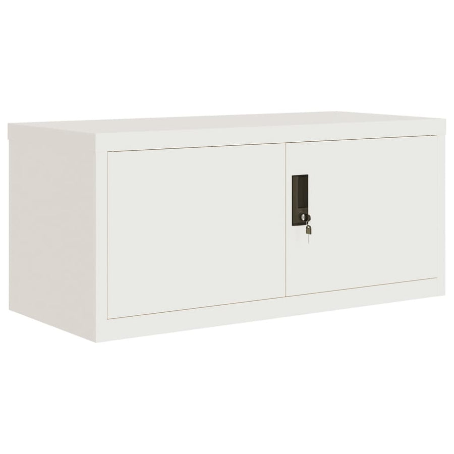 Archiefkast Staal 90 x 40 x 130 cm Wit