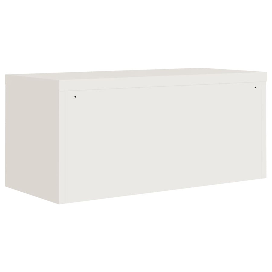 Archiefkast Staal 90 x 40 x 130 cm Wit