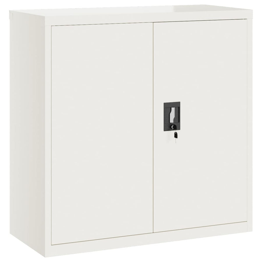 Archiefkast Staal 90 x 40 x 130 cm Wit