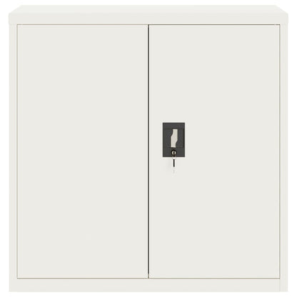 Archiefkast Staal 90 x 40 x 130 cm Wit