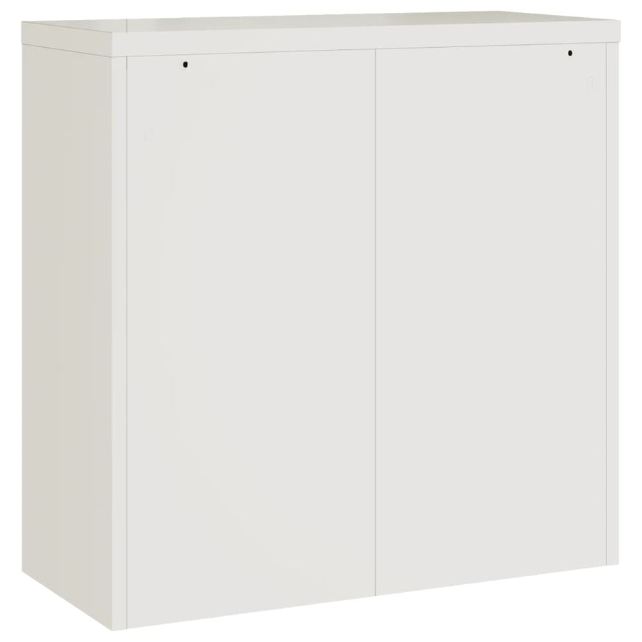 Archiefkast Staal 90 x 40 x 130 cm Wit