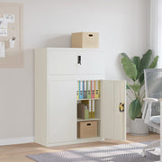 Filing cabinet 90x40x130 cm steel white