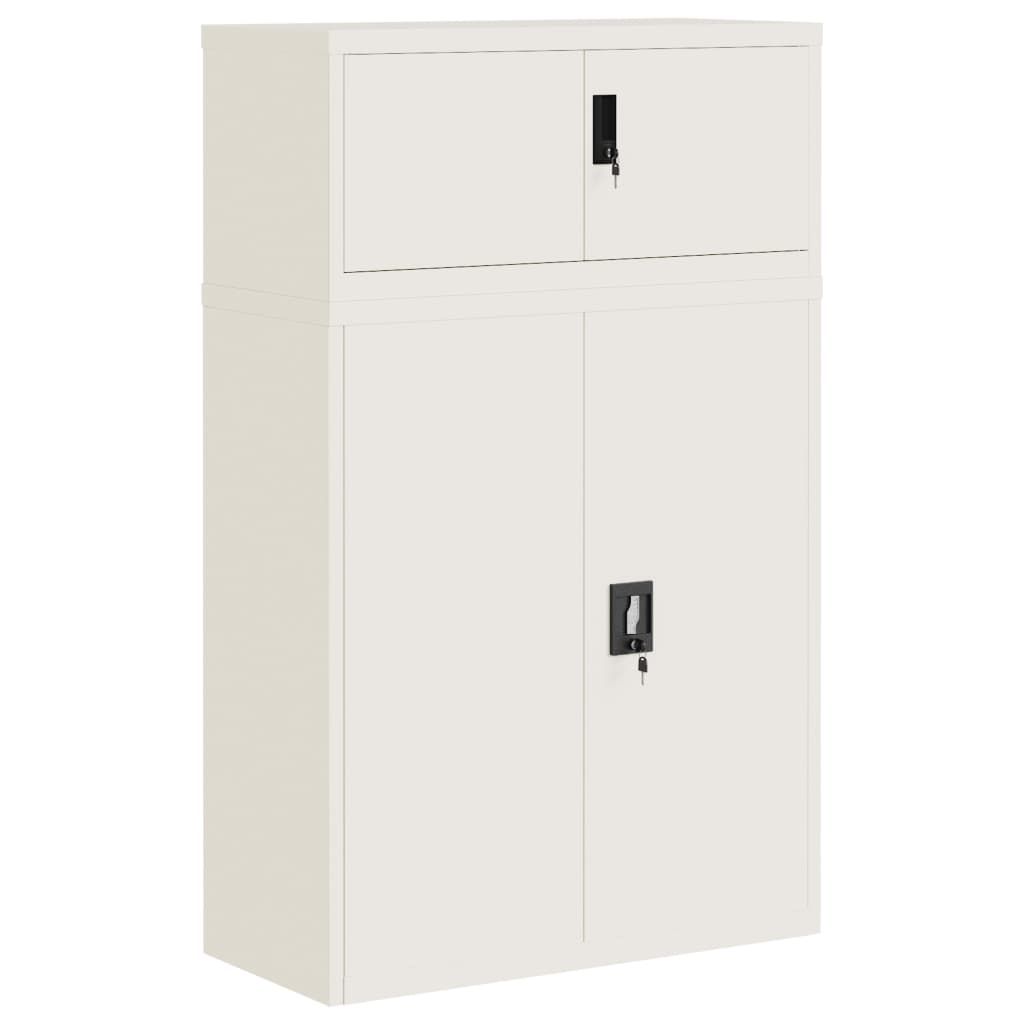 Archiefkast Staal 90 x 40 x 145 cm Wit