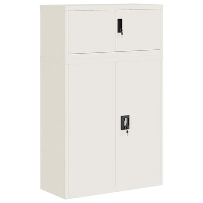Archiefkast Staal 90 x 40 x 145 cm Wit