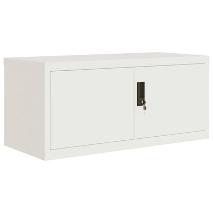 Archiefkast Staal 90 x 40 x 145 cm Wit