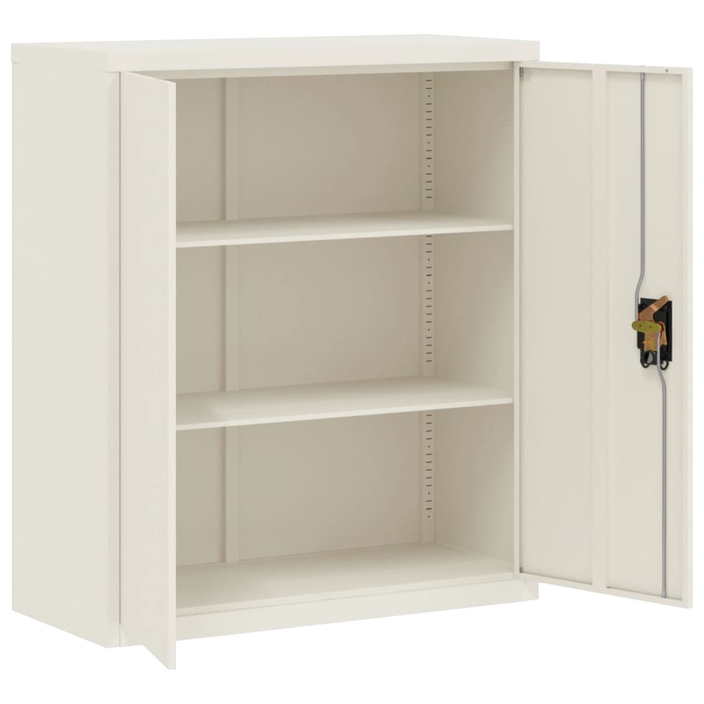 Archiefkast Staal 90 x 40 x 145 cm Wit