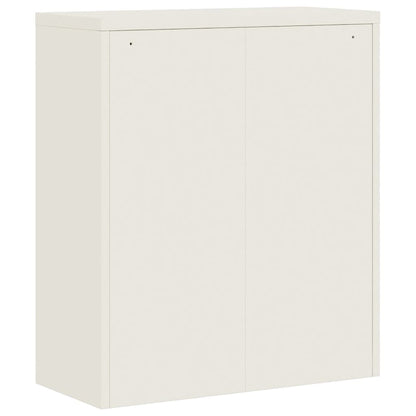 Archiefkast Staal 90 x 40 x 145 cm Wit