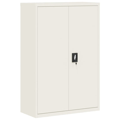Archiefkast 90x40x180 cm staal wit