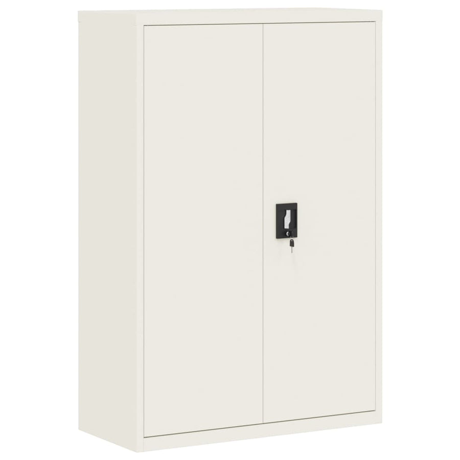 Archiefkast 90x40x180 cm staal wit