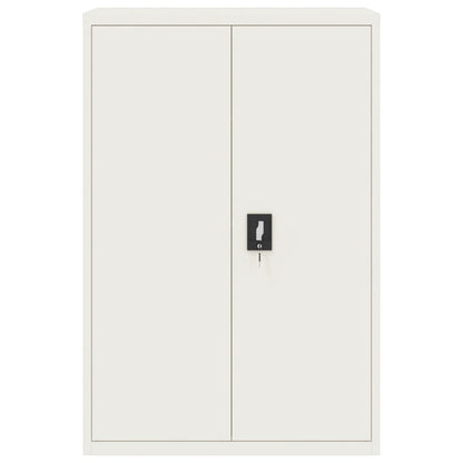 Archiefkast 90x40x180 cm staal wit