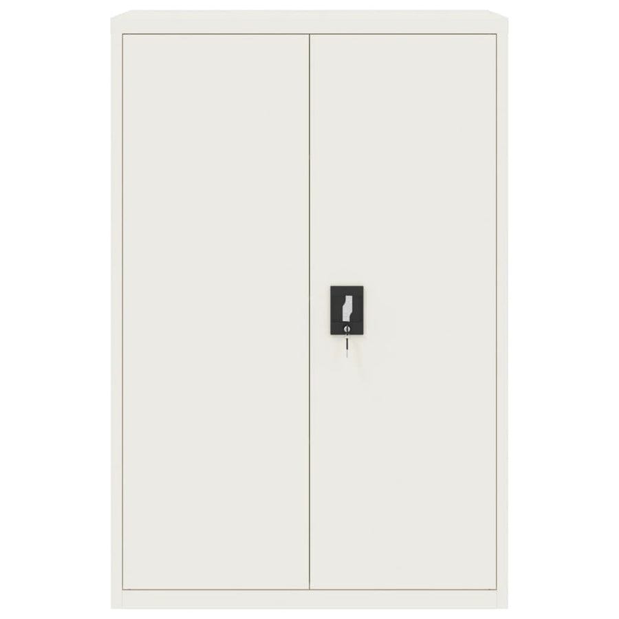 Archiefkast 90x40x180 cm staal wit
