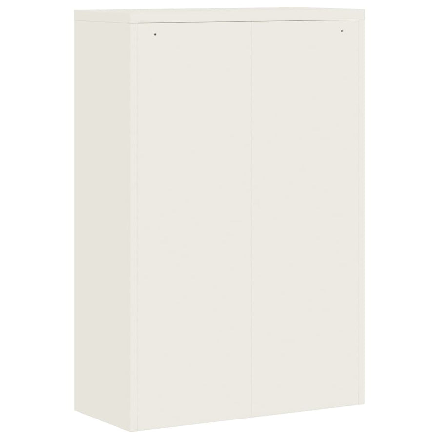 Archiefkast 90x40x180 cm staal wit