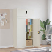 Archiefkast 90x40x180 cm staal wit afsluitbaar