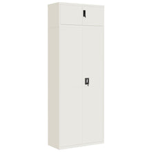 Archiefkast Staal 90 x 40 x 240 cm Wit