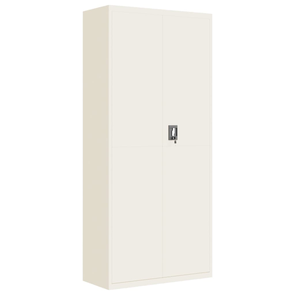 Archiefkast Staal 90 x 40 x 240 cm Wit