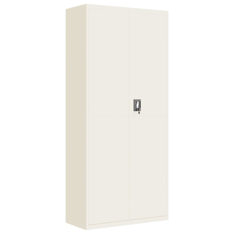 Archiefkast Staal 90 x 40 x 240 cm Wit