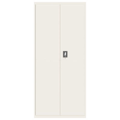 Archiefkast Staal 90 x 40 x 240 cm Wit