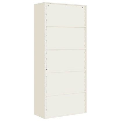 Archiefkast Staal 90 x 40 x 240 cm Wit