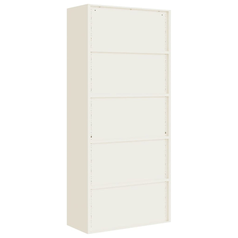 Archiefkast Staal 90 x 40 x 240 cm Wit