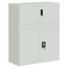 Archiefkast 90X40X110 Cm Staal Lichtgrijs