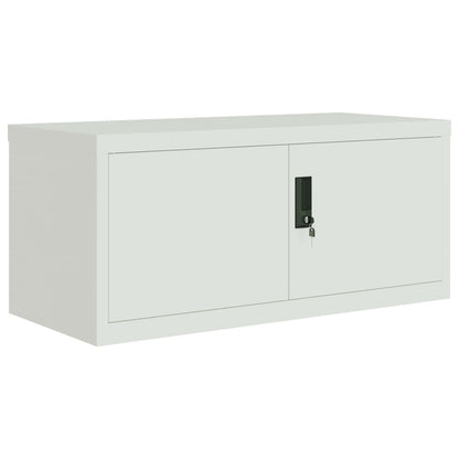 Archiefkast 90X40X110 Cm Staal Lichtgrijs