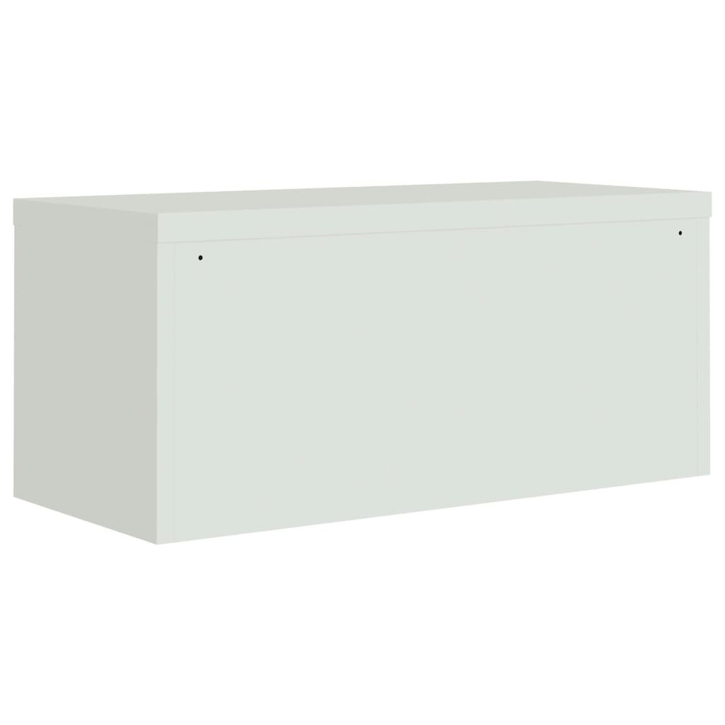 Archiefkast 90X40X110 Cm Staal Lichtgrijs