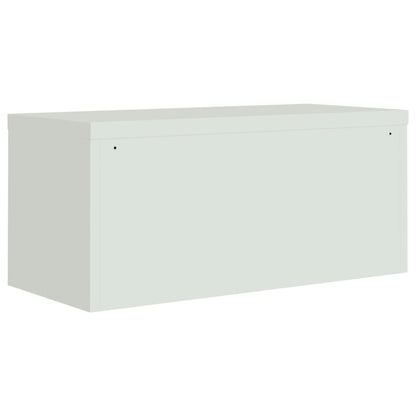 Archiefkast 90X40X110 Cm Staal Lichtgrijs