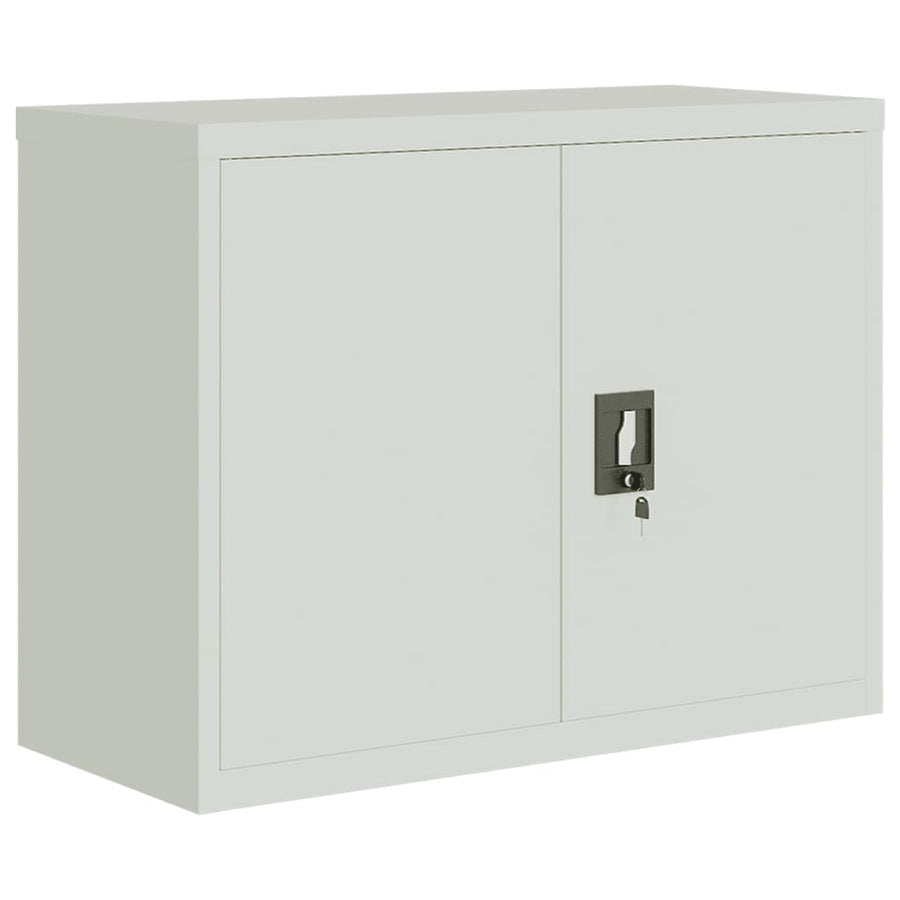 Archiefkast 90X40X110 Cm Staal Lichtgrijs