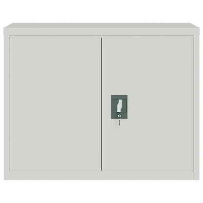 Archiefkast 90X40X110 Cm Staal Lichtgrijs