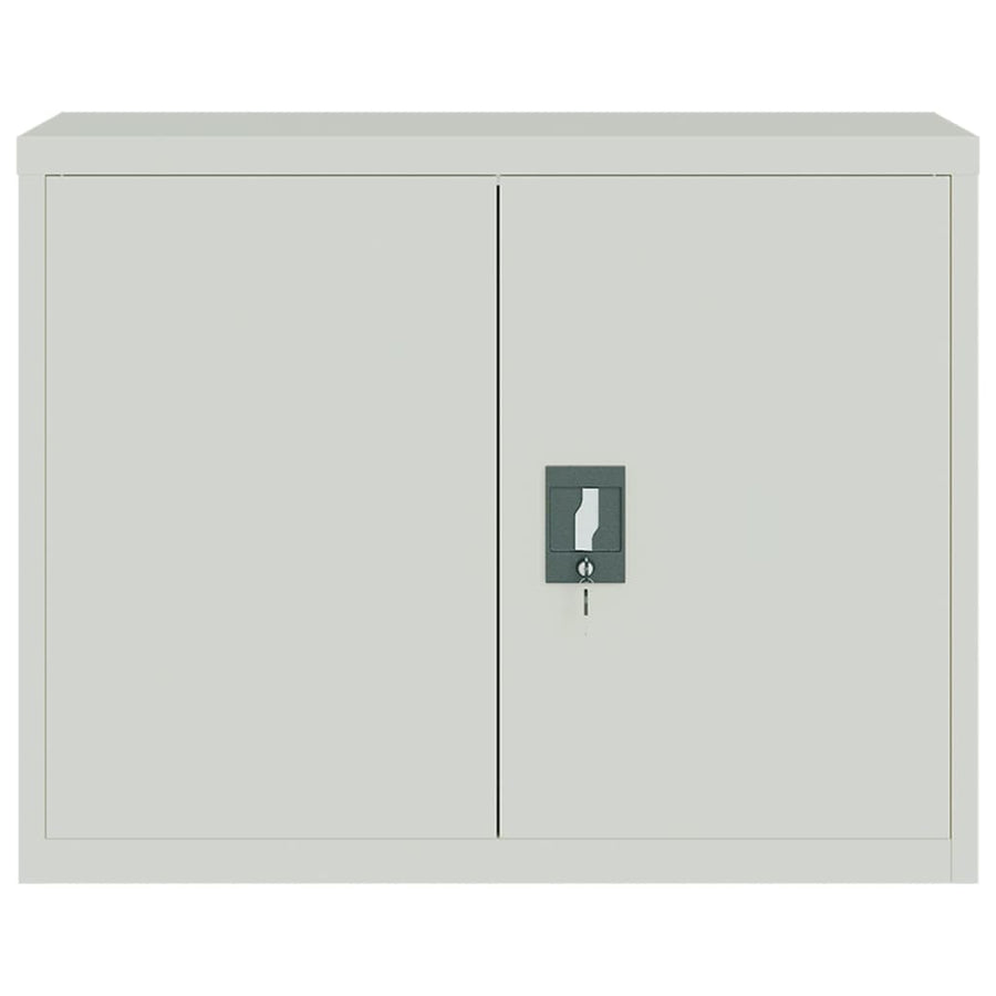 Archiefkast 90X40X110 Cm Staal Lichtgrijs