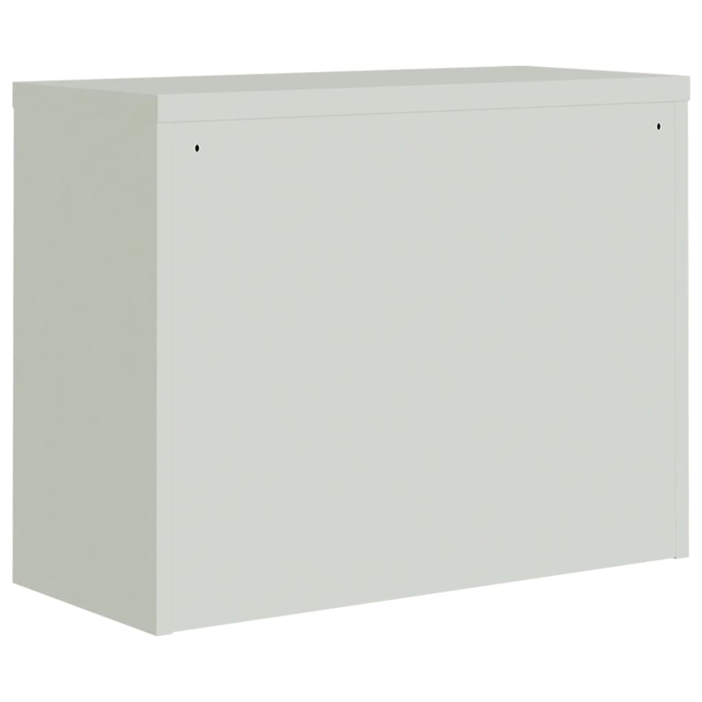 Archiefkast 90X40X110 Cm Staal Lichtgrijs