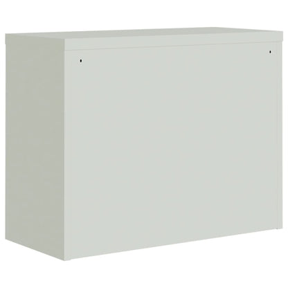 Archiefkast 90X40X110 Cm Staal Lichtgrijs